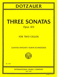 Three Sonatas, Op. 103 Cello Duet cover Thumbnail